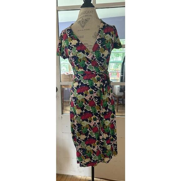 Boden Dresses & Skirts - BODEN Floral Jersey Wrap Dress Size 14